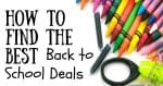 how to find the best back to school deals