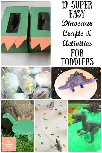 19 Super Easy Dinosaur Crafts and Activities for Toddlers - The ...