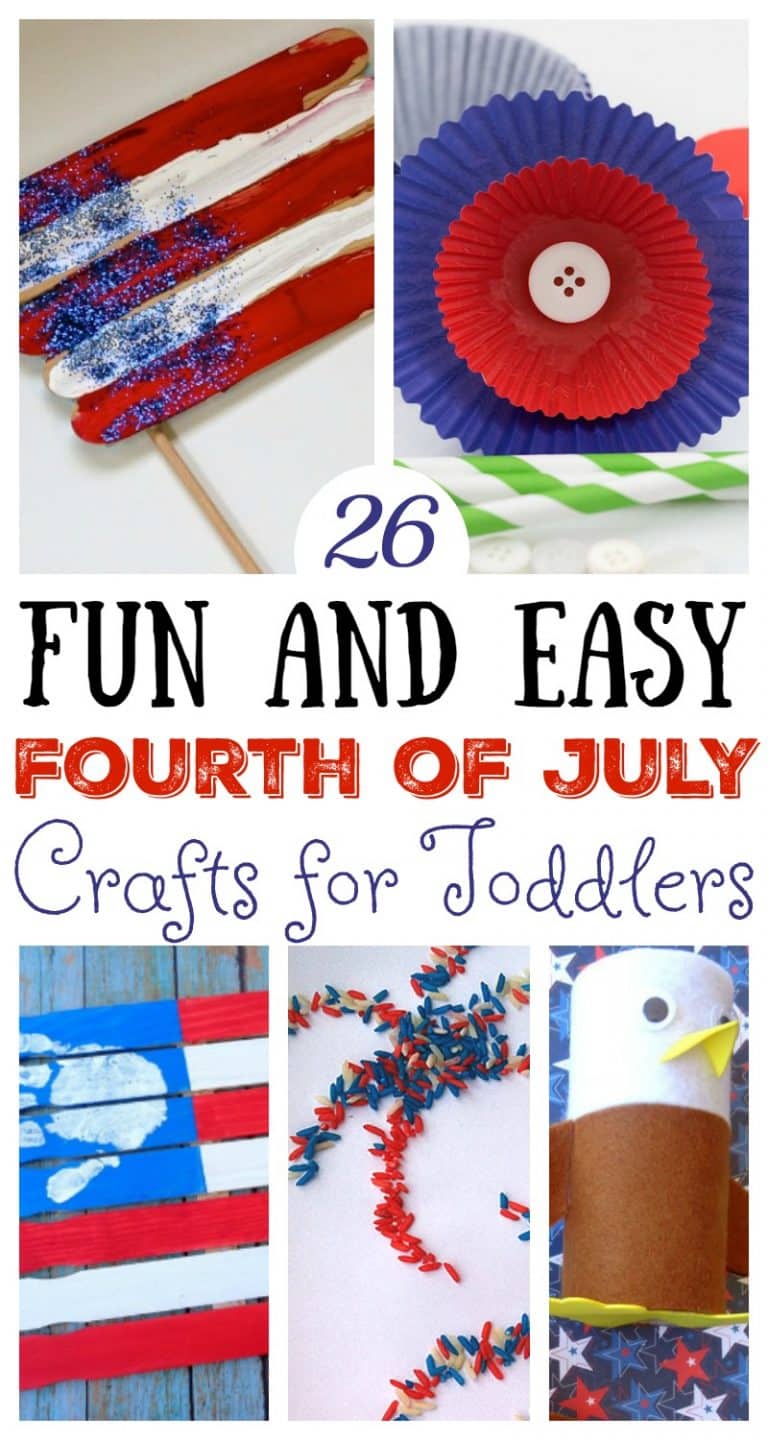 26 Easy and Fun Fourth of July Crafts for Toddlers - The Unprepared Mommy