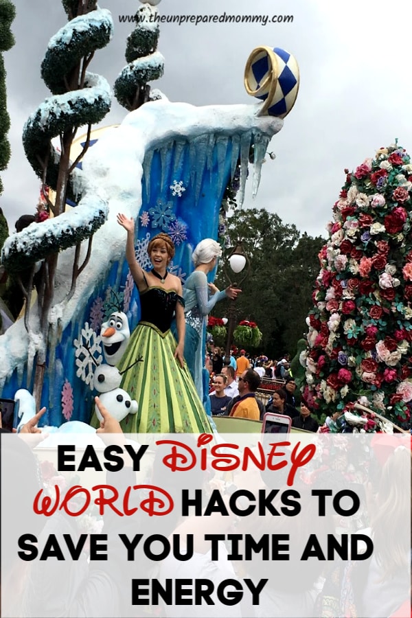 These Disney World hacks are a great way to save you time and energy while having a magical vacation! #disney #disneyworld